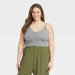 Women's V-Neck Bralette Sweater - A New Day™ -A NEW DAY Shop GUEST 5d953f55 8775 40d2 a406 5a2fb1466295