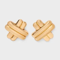X Shape Button Post Earrings - A New Day™ Gold 7 X Shape Button Post Earrings - A New Day™ Gold -A NEW DAY Shop GUEST 5fa167f4 5c75 46d6 a46c 36a32fc19884
