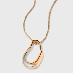 Organic Pendant Necklace - A New Day™ Gold -A NEW DAY Shop GUEST 61ab5198 d0ab 4f4d a874 d965cc748e92