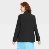 Women's Relaxed Fit Essential Blazer - A New Day™ Black -A NEW DAY Shop GUEST 62b30117 9224 40d4 9d2b 63b39c35fb7f