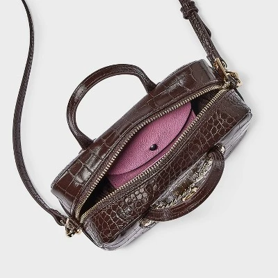 Small Satchel Crossbody Bag - A New Day™ Brown 5 Small Satchel Crossbody Bag - A New Day™ Brown - Image 3