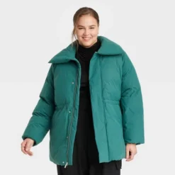Women's Mid Length Relaxed Puffer Jacket - A New Day™ -A NEW DAY Shop GUEST 689e510a 45dc 4449 bea4 8578a1ac7871