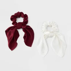 Classic Short Tail Hair Twister Set 2pc - A New Day™ Red/White -A NEW DAY Shop GUEST 68a8cdc5 9dac 4b88 88e5 19230e424733