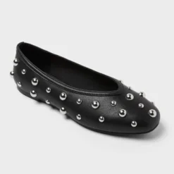 Women’s Sammie Studded Ballet Flats With Memory Foam Insole – A New Day™ Black -A NEW DAY Shop GUEST 692ab32c 0566 4c93 b97d bf7a4d1c4c8a