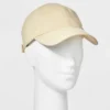 Women's Cotton Backless Baseball Hat - A New Day™ Off-White: Midweight Fabric, Ponytail Opening, Snap Closure -A NEW DAY Shop GUEST 6998fe4d 47be 440d 8496 a3f5110bf388