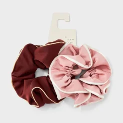 Satin Hair Twister Set 2pc - A New Dayâ„¢ Pink/Red