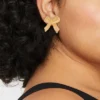 Textured Bow Earrings - A New Day™ Gold -A NEW DAY Shop GUEST 72be7d00 3f74 4dd8 a4c7 d8a9a5051a38
