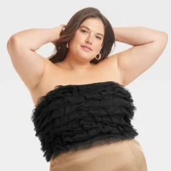 Women's Tiny Tulle Tank Top - A New Day™ -A NEW DAY Shop GUEST 75e7f593 bd97 4fe8 bb28 fd658892128c