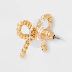 Simple Bow Earrings - A New Day™ Gold -A NEW DAY Shop GUEST 7630429b cc43 48c8 a38e 6854633f75f3