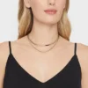 14K Gold Plated Duo Herringbone Chain Necklace Set - A New Day™ -A NEW DAY Shop GUEST 770e2e60 c725 47fc 89a5 0bfd7b483634