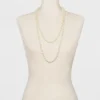 Long Faux Pearl Necklace - A New Day™ Silver/White -A NEW DAY Shop GUEST 7a2368ec 2392 4edb 9a60 52917c57f683
