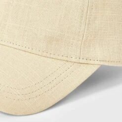 Women's Cotton Backless Baseball Hat - A New Day™ Off-White: Midweight Fabric, Ponytail Opening, Snap Closure -A NEW DAY Shop GUEST 7d2fe3a2 b3ea 4504 99f8 8e2436d33e3a