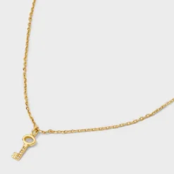 Cubic Zirconia 14k Gold Plated Pave Necklace With Extender - A New Day™ -A NEW DAY Shop GUEST 7e6b191d 711c 4de9 9253 21c6cf3aa4f8