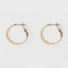 Medium Flat Hoop Earrings - A New Day™ -A NEW DAY Shop GUEST 803be3c7 fe26 468d 8fb4 37352265e93e