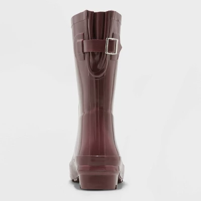 Women's Vicki Mid Calf Rubber Rain Boots - A New Day 5 Women's Vicki Mid Calf Rubber Rain Boots - A New Day - Image 3