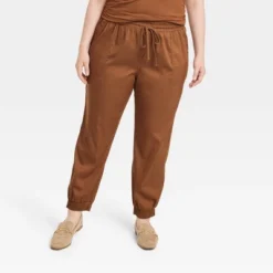 Women's High-Rise Woven Ankle Jogger Pants - A New Day™ -A NEW DAY Shop GUEST 82d0af57 5519 42e6 900d 4a779e5c71b7