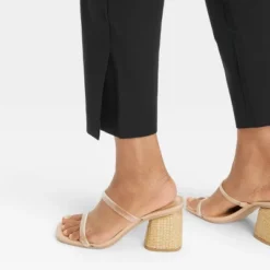 Women's Mid-Rise Slim Straight Fit Side Split Trousers - A New Day™ -A NEW DAY Shop GUEST 84f81f7d 1d7c 43dc 8964 a8aa95f9f67f