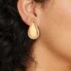 Thick Teardrop Earrings - A New Day™ Gold: Statement Pear Shape, Hypoallergenic, Nickel-Free Metal, 1.25" Length -A NEW DAY Shop GUEST 85e01bcd b1fe 4eae 9991 5e9a1e15d345