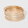 Bangle Bracelet 10pc - A New Day™ Gold -A NEW DAY Shop GUEST 88bd5e04 7161 43fd a2b2 374e20ab3b62