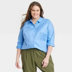 Women's Long Sleeve Oxford Button-Down Shirt - A New Day™ -A NEW DAY Shop GUEST 88ee34c3 c8e3 4426 910c 7a6b8705c132