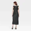 Women's Ruffle Sleeve Satin Maxi Dress - A New Day™ -A NEW DAY Shop GUEST 8a1d7c43 c158 4aea b9b4 bd968f39153c