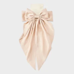 Texture Double Bow Hair Barrette - A New Dayâ„¢ Cream