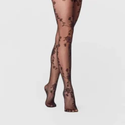 Women's Viney Floral Tights - A New Day™ -A NEW DAY Shop GUEST 924da978 3f54 4432 a205 ed67f9f3b29f