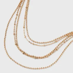 Ball Chain Multi-Strand Necklace - A New Day™ Gold -A NEW DAY Shop GUEST 92a30429 e1da 41c8 b67c 5967ff93485e