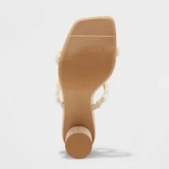 Women's Audra Mule Heels - A New Day™ Cream -A NEW DAY Shop GUEST 94d6f26a 0fc9 47ad 81ca 15d3b019d7d2