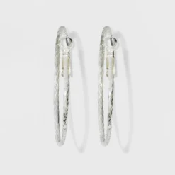 Textured Hoop Earrings - A New Day™ -A NEW DAY Shop GUEST 9995c163 27fe 4c97 b3f0 f75e365da907