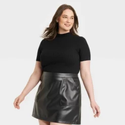 Women's Mock Turtleneck Ribbed Sweater - A New Day™ -A NEW DAY Shop GUEST 99debab6 bf87 4dc2 a148 f0a93b8ddfe5