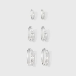 Small Hoop Earring Set 3pc - A New Day™ -A NEW DAY Shop GUEST 9a13f206 5653 4584 9c5c c7f3cb1a9762