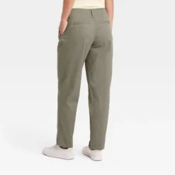 Women's High-Rise Pleat Front Tapered Chino Pants - A New Dayâ„¢