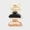 Assorted Marble And Scallop Edge Hair Claw Clip Set 3pc - A New Day™ Multicolor 2 Assorted Marble And Scallop Edge Hair Claw Clip Set 3pc - A New Day™ Multicolor -A NEW DAY Shop GUEST 9c20eac7 7f43 4c99 9243 a4717f1398fd
