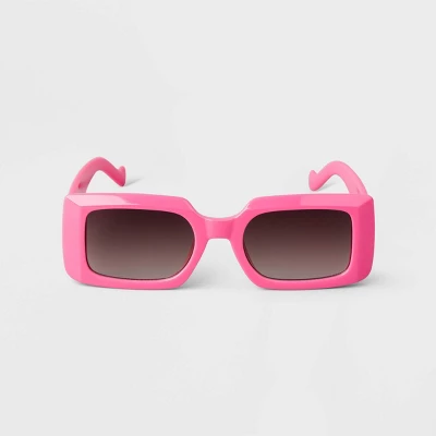Women's Plastic Rectangle Sunglasses - A New Day™ 5 Women's Plastic Rectangle Sunglasses - A New Day™ - Image 3
