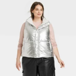 Women's Fur Lined Puffer Vest - A New Day™ -A NEW DAY Shop GUEST 9d46d81a 89bd 4a1c abbf ba888d60c974