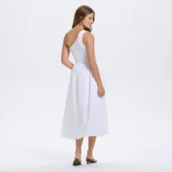 Women's Off The Shoulder Midi A-Line Dress - A New Day™