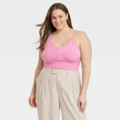 Women's V-Neck Bralette Sweater - A New Day™ -A NEW DAY Shop GUEST 9fedd3a3 11a0 435c a8b0 159d4ffd8c99