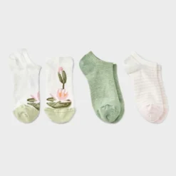 Women's 3pk Low Cut Socks - A New Day™ 4-10: Floral Design -A NEW DAY Shop GUEST a083d26a efd7 4db1 bbbd 242c5ed7a228