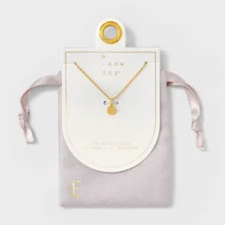 14K Gold Plated Round Initial Pendant Necklace - A New Day™ -A NEW DAY Shop GUEST a5dd9a17 f933 4f52 a0ea 95dfef1a1cf7