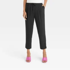Women's High-Rise Tapered Fluid Ankle Pull-On Pants - A New Day™ -A NEW DAY Shop GUEST a5edc159 a687 41cf a9e1 5bb129c0cd5d