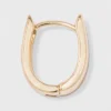 Huggie Hoop Earrings - A New Day™ Gold: Snap Closure, Nickel-Free Metal, Zinc Alloy -A NEW DAY Shop GUEST b096f9a7 b2df 46a8 bbe5 4b1b4f19b196