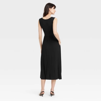 Women's Knit Ballet Midi Shift Dress - A New Day™