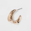 Chunky Hammered Hoop Earrings - A New Day™ Gold: Nickel-Free Leverback Design 2 Chunky Hammered Hoop Earrings - A New Day™ Gold: Nickel-Free Leverback Design -A NEW DAY Shop GUEST b5484cb7 c637 4c99 85d2 9c640841c1c6