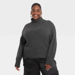 Women's Mock Turtleneck Pullover Sweater - A New Day™ -A NEW DAY Shop GUEST b9017e13 dd2d 4ed9 8527 26661e3e4f27