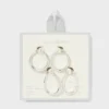Silver Plated Circle And Oval Hoop Earring Set 2pc - A New Day™: Brass, Nickel-Free, Hinge Closure, Gift Box Included -A NEW DAY Shop GUEST c0040e51 d388 46ed 886f 31deb16fd62a