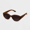 Women's Plastic Oval Sunglasses - A New Day™ Brown 1 Women's Plastic Oval Sunglasses - A New Day™ Brown -A NEW DAY Shop GUEST c281acfc 4120 47c2 93cd 25df0750834c