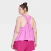 Women's Plus Size Trapeze Tank Top - A New Day™ Purple 4X -A NEW DAY Shop GUEST c3fc1766 56f9 4b96 b7d9 b7d881de24b3