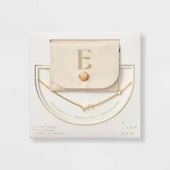 14K Gold Dipped Cubic Zirconia Initial Necklace - A New Day™ -A NEW DAY Shop GUEST c5880a6e a7ef 48a3 9926 48b8930c3cdb