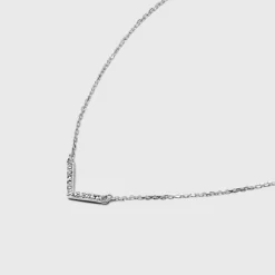 Sterling Silver Cubic Zirconia Chevron Chain Necklace - A New Day™ Silver 7 Sterling Silver Cubic Zirconia Chevron Chain Necklace - A New Day™ Silver -A NEW DAY Shop GUEST c5b1eaae 64ff 4a80 a9bb 7fadf992e7f6